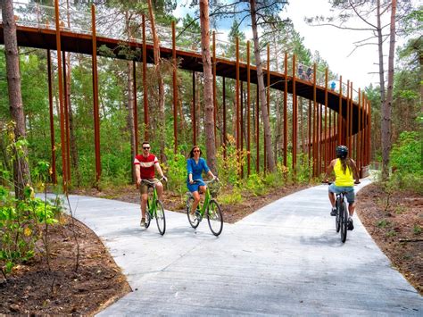 Limburg is taking its cyclists into water, through treetops and underground