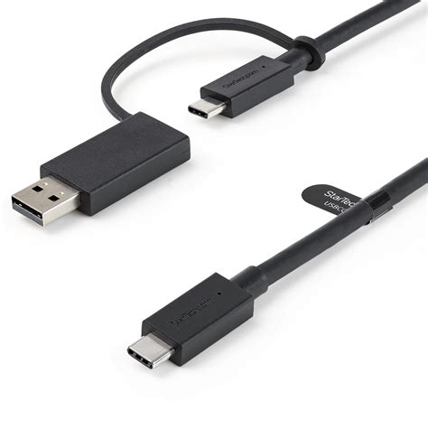 3ft Hybrid USB-C Cable w/ USB-A Adapter - USB-C Cables