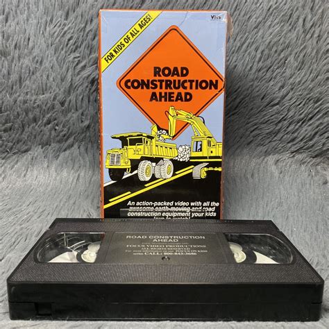 Road Construction Ahead Earth Moving Equipment VHS Tape 1991 ...