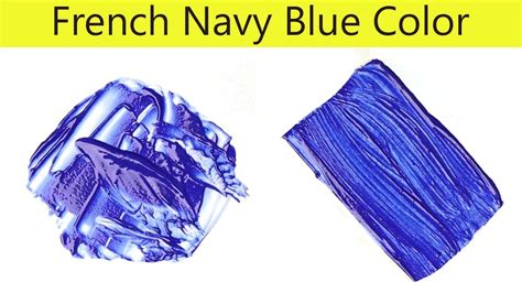 French Navy Blue Color - How To Make French Navy Blue Color - Color Mixing - YouTube