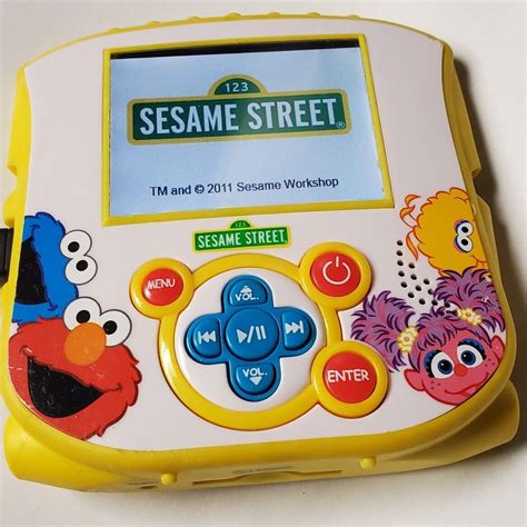 Sesame Street Portable MP3 Video Player TV Kids Show Movies KSE356 ...