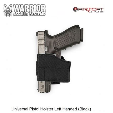 Universal Pistol Holster Left Handed (Black) - Airsoft Store