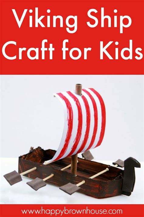 Viking ship craft for kids – Artofit