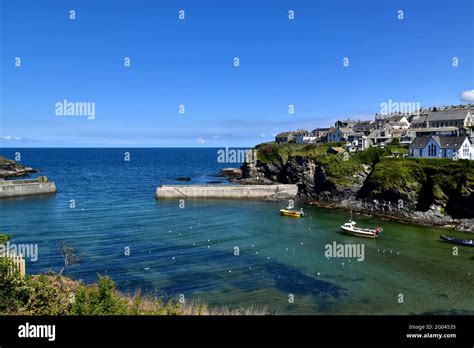 Port Isaac Harbour Stock Photo - Alamy