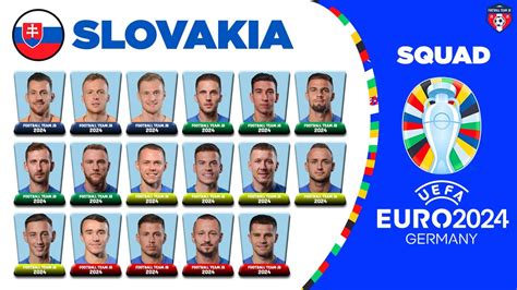 SLOVAKIA SQUAD EURO 2024 QUALIFIERS | UEFA EURO 2024 - YouTube