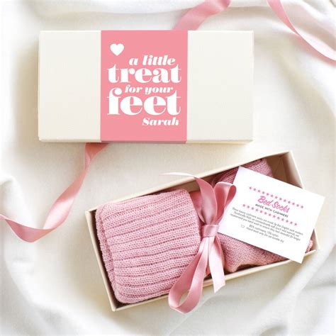 Cashmere Mix Bed Socks And Chocolate Gift Set By Quirky Chocolate | notonthehighstreet.com