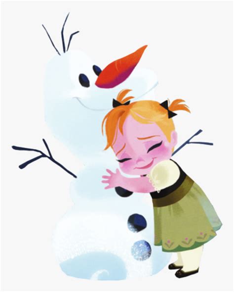 #anna #annafrozen #frozen #olaf #hug #cute #disney - Frozen A Sister More Like Me, HD Png ...