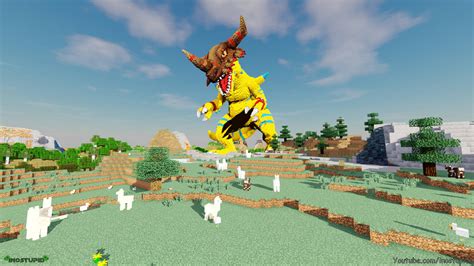 Minecraft GeoGreymon Wallpaper - inostupid by inostupid on DeviantArt