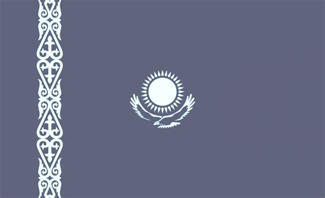 Kazakh Flag Redesign In 10 Different Colors : r/vexillology