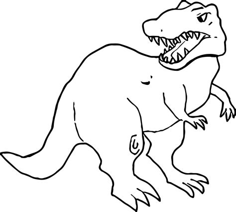 Printable T-rex Coloring Pages
