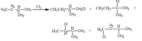 On monochlorination of 2methyl butane the total number class 11 chemistry JEE_Main