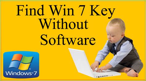 How To Find Windows 7 Product Key Without Software On Laptop, PC Lenovo, HP, Dell Any PC - Soft ...