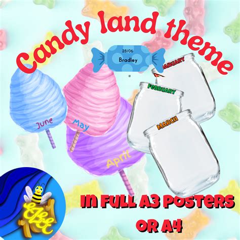 Printable Candyland Letters Font