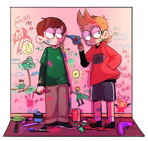 Art by: colaleia | Cute drawings, Edd, Eddsworld comics