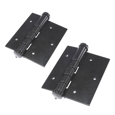 5" Self Closing Aluminum Hinges For Aluminum Fence Pool Gates (Pair) Black - Aluminum Fence Gate ...