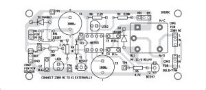 Power Saver Circuit Diagram using PIR - Engineering Projects