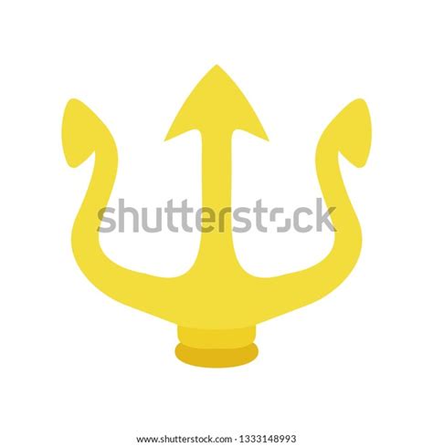 Trident Emoji Vector Stock Vector (Royalty Free) 1333148993