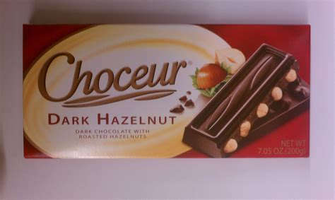 Choceur Dark Chocolate with Roasted Hazelnuts 7.05 oz (Pack of 6)