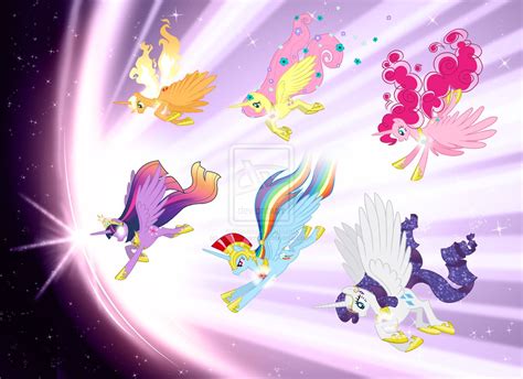 Mane six alicorn pix | My little pony friendship, Little pony, My little pony twilight