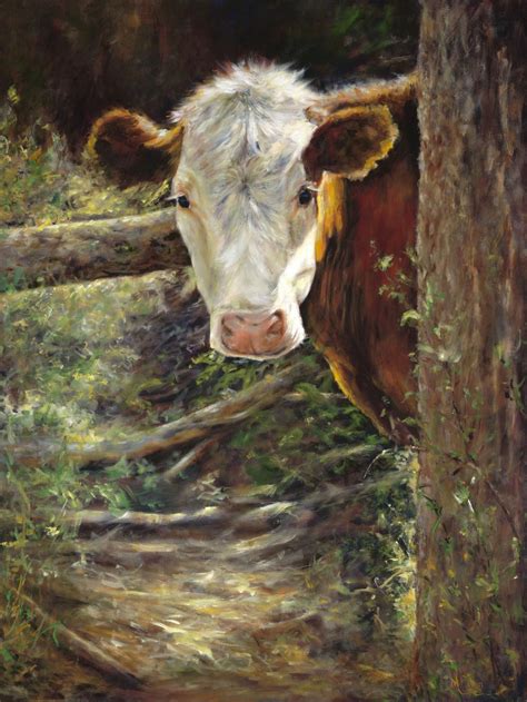 Cow painting. Would love to do something like this for my grandparents | Cow painting, Farm art ...