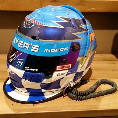 Late Canadian racing hero Greg Moore Simpson Super Shark racing helmet ...