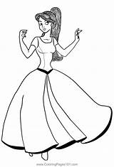 Anastasia 1 Coloring Page For Kids  Free Printable sketch template