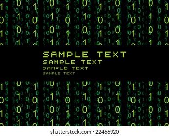 Binary Code Green Background Stock Vector (Royalty Free) 22466920 | Shutterstock