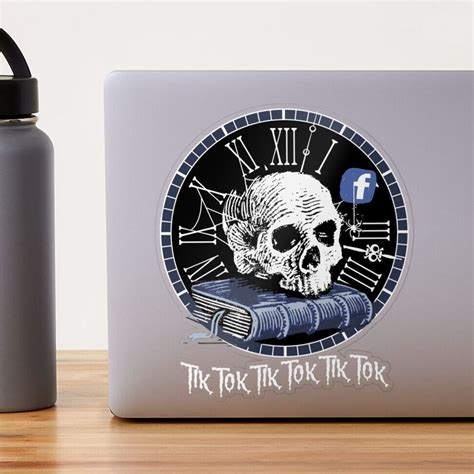 Tik Tok Tik Tok Tik Tok Sticker by WVortex in 2022 | Vinyl sticker ...