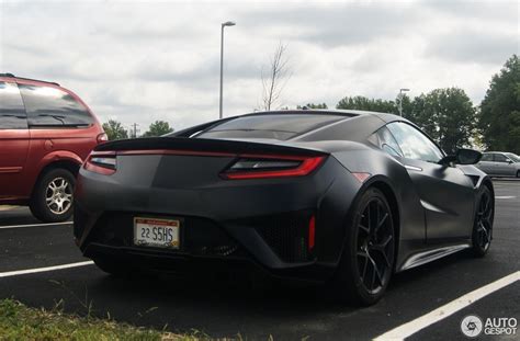 Matte Black Acura NSX Sighted in Columbus