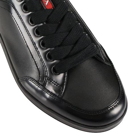 PRADA: Shoes men | Sneakers Prada Men Black | Sneakers Prada 4E3090 OY5 GIGLIO.COM