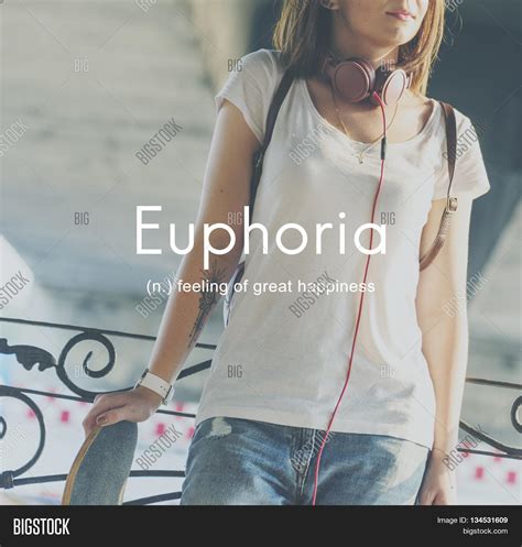 Euphoria Feeling Great Pleasure Happiness Concept Stock Photo & Stock ...