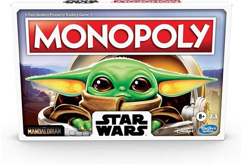 Monopoly: Star Wars The Child Edition Board Game for Families and Kids Ages 8 and Up, Featuring ...