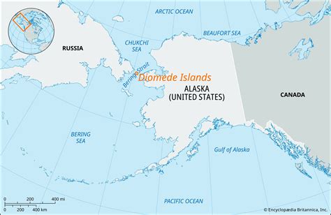 Little Diomede Island Map