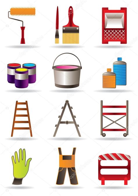 Painting and construction tools — Stock Vector © angelha #15474693