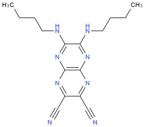 Pyrazino[2,3-b]pyrazine-2,3-dicarbonitrile, 6,7-bis(butylamino)- 126357-53-7 wiki