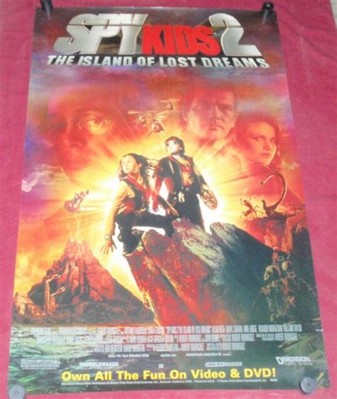 Spy Kids 2 Movie Poster 27x40 S/S Antonio Banderas Carla Gugino Cheech Marin | eBay