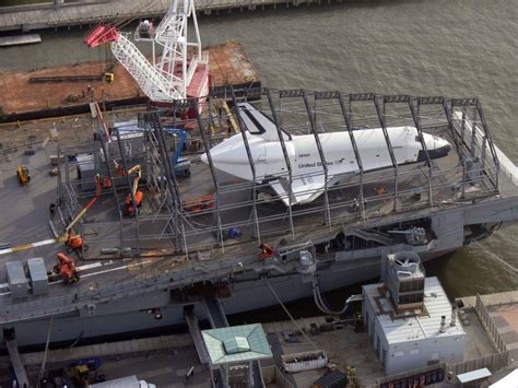 Space Shuttle Enterprise's New NYC Museum Pavilion Takes Shape | Space