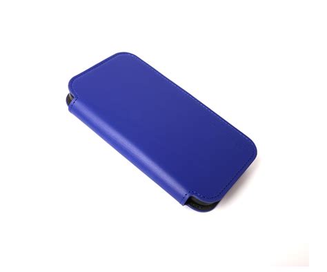 Custom Blue Leather iPhone 13 Folio Bulk Wholesale | Supercase