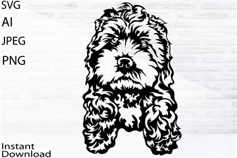 Golden Doodle Dog Svg/Png/Jpg/Ai/Vector Graphic by nazarovatetyana21 · Creative Fabrica