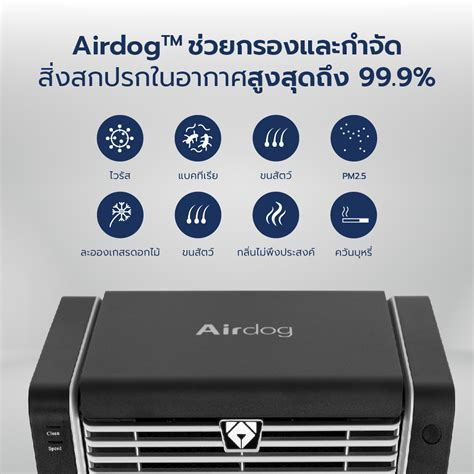 [ซื้อคู่ถูกกว่า] Airdog Air Purifier เครื่องฟอกอากาศ รุ่น Airdog X3 + เครื่องฟอกอากาศในรถยนต์ ...