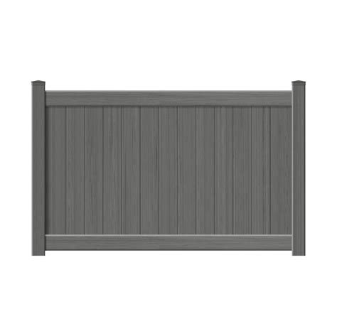 Chesterfield CertaGrain Texture Fence Section | Vinyl Fence Factory