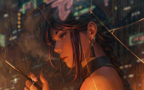 Papel de parede : GUWEIZ, arte digital, obra de arte, Pintura digital, personagem fictício, Bad ...