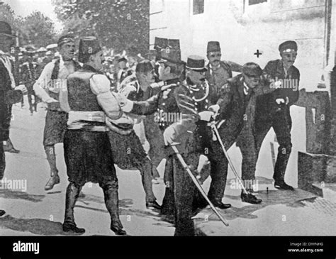 Arrest of Gavrilo Princip in Sarajevo, 1914 Stock Photo - Alamy