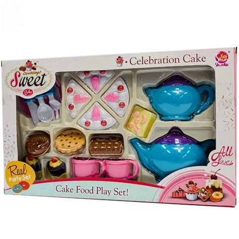 Tea Set With Cake, Snacks & Teapots - The Model Shop