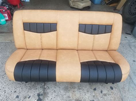 1956 Ford F100 bench seat. | Automotive upholstery, Car upholstery, Buy living room furniture