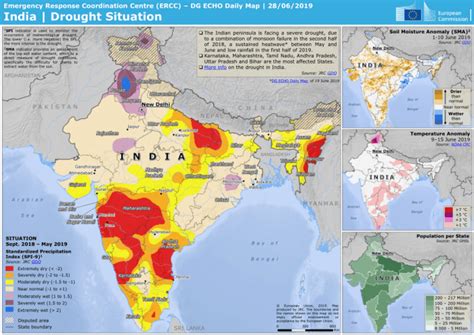 India | Drought Situation - Emergency Response Coordination Centre (ERCC) – DG ECHO Daily Map ...