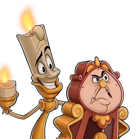 Cogsworth & Lumiere | Disney Heroes: Battle Mode Wiki | Fandom