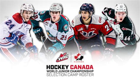 WHL sends eight players to Canada’s National Junior Team Sport Chek ...