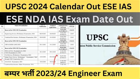 Big Update: ESE 2024 Exam date out | All Branch eligible | How to crack Exam - YouTube