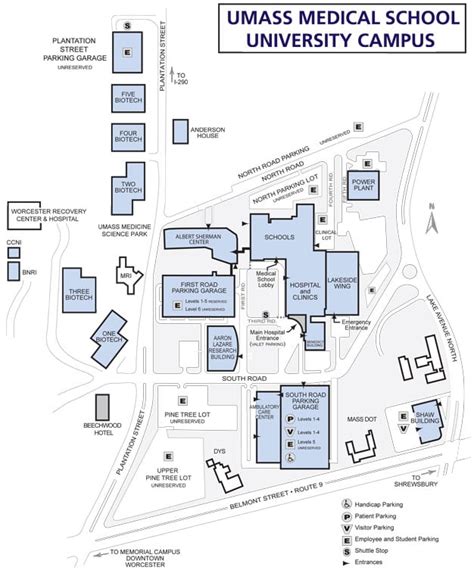 Campus Map - Umass Medical School